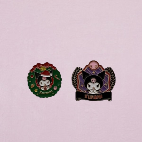 2 for $17  Brand New Kuromi Brooch Pins - Picture 2 of 7